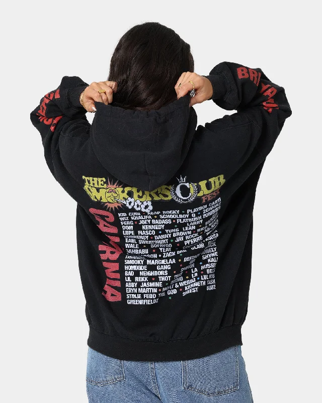 Smokers Club Smokers Club X Culture Kings Vintage Hoodie Black