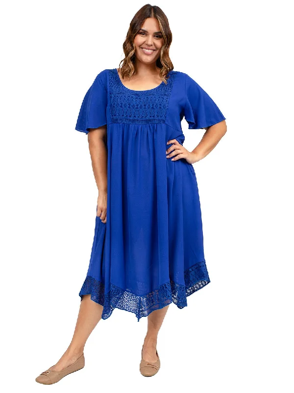 Tamika Dress - Blue*