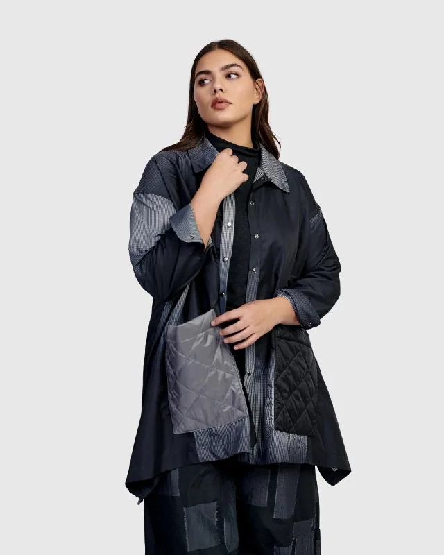 Urban Ridley Oversized Shirt Jacket, Storm