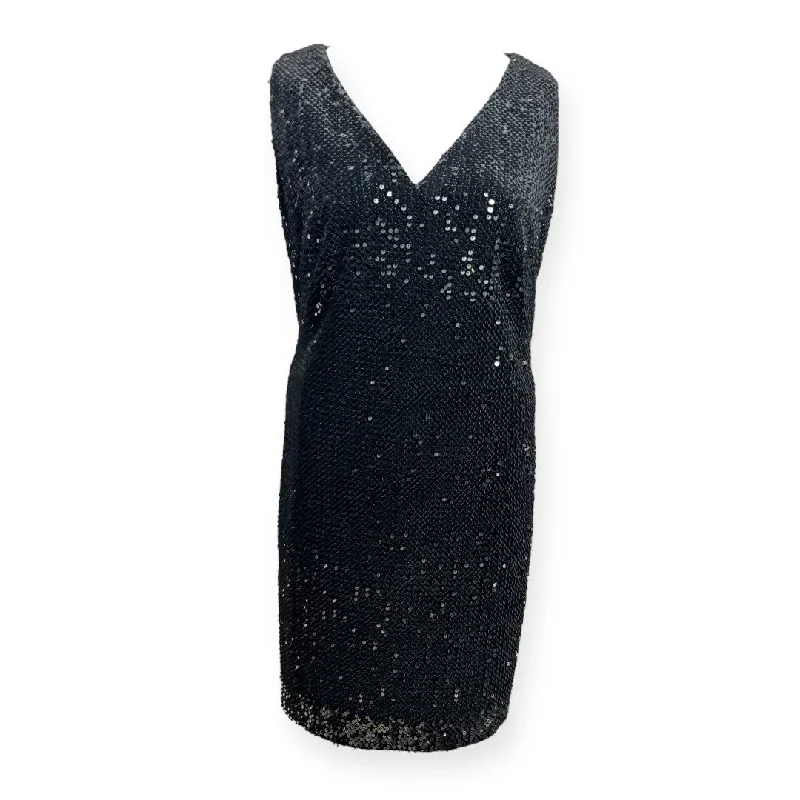 V-Neck Sequin Sheath Dress By Akris  Size: 12