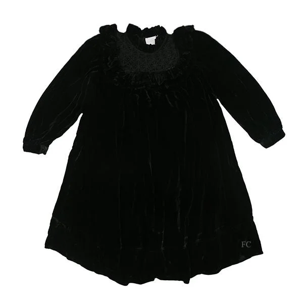 Vintage lace velvet dress by Petite Amalie