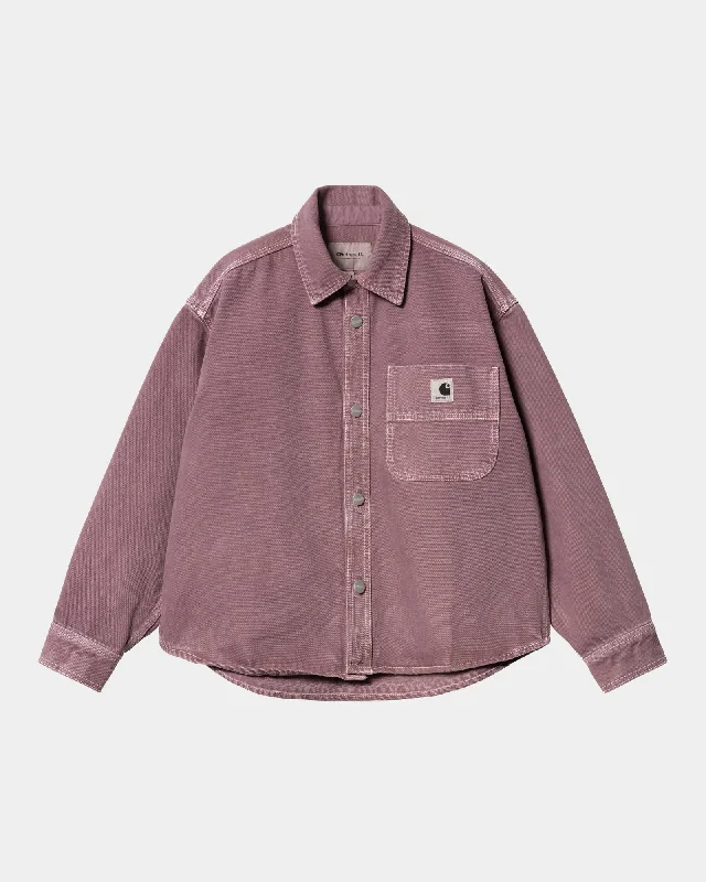 Women’s Georgia Shirt Jacket | Dusty Fuchsia (stone dyed)