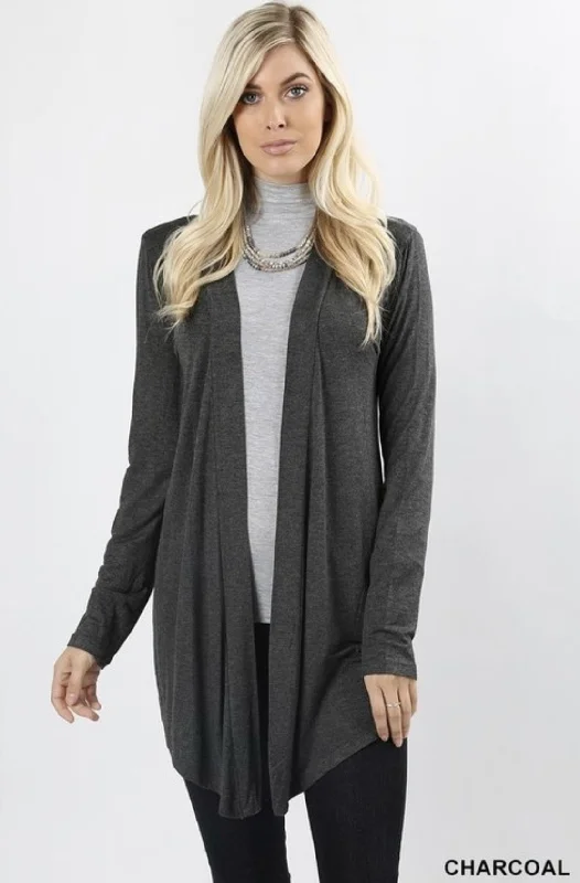 Women’s Charcoal Cardigan