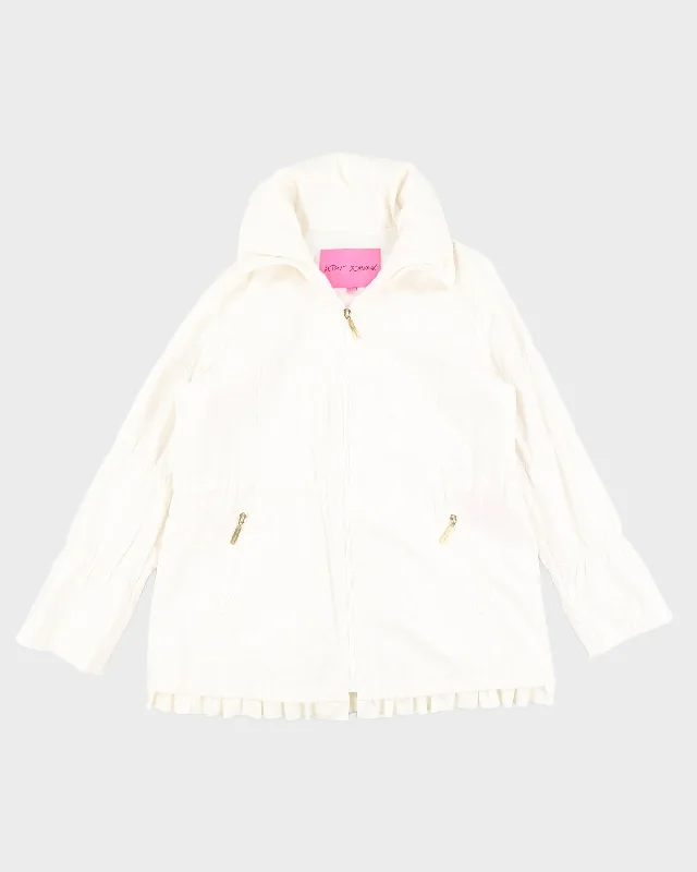 White Betsey Johnson Coat - XL