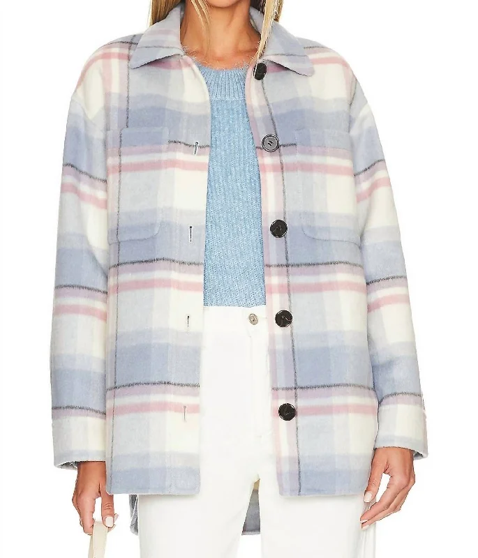 Connie Jacket In Junean  Plaid Striped Jacket Polka Dot Jacket Floral Jacket
