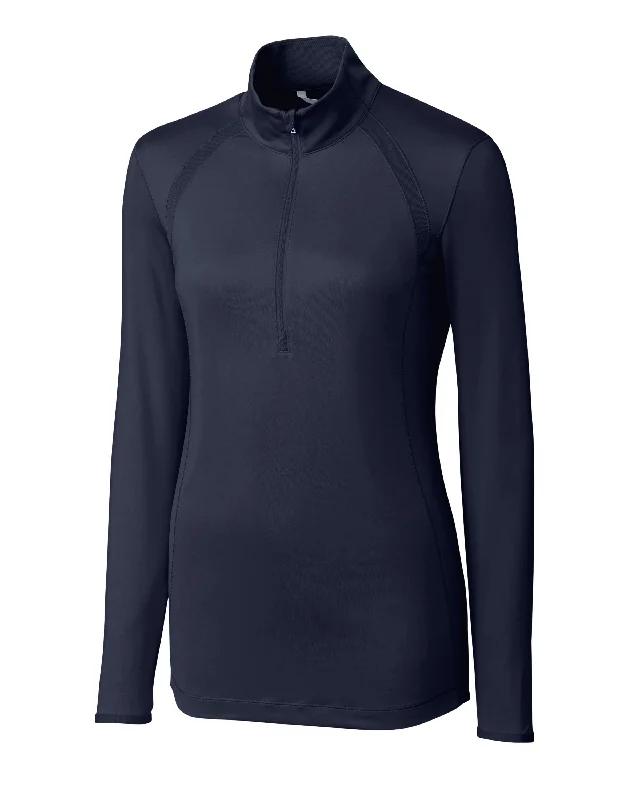 Cutter & Buck Ladies' Williams Half Zip Jacket Collared Jacket Crew Neck Jacket Turtle Neck Jacket Cutter & Buck Ladies' Williams Half Zip Jacket Collared Jacket Crew Neck Jacket Turtle Neck Jacket