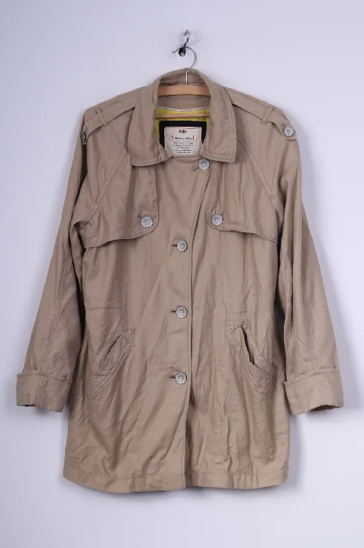 EDC by esprit Womens M Jacket Beige Lightweight Raglan Sleeve Big Buttons Cotton Rayon Fabric Velvet Fabric Corduroy Fabric EDC by esprit Womens M Jacket Beige Lightweight Raglan Sleeve Big Buttons Cotton Rayon Fabric Velvet Fabric Corduroy Fabric