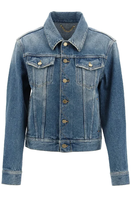 Golden goose short denim jacket GWP00846 P000621 BLUE Hoodie Zip-Up Jacket Button-Up Jacket Golden goose short denim jacket GWP00846 P000621 BLUE Hoodie Zip-Up Jacket Button-Up Jacket