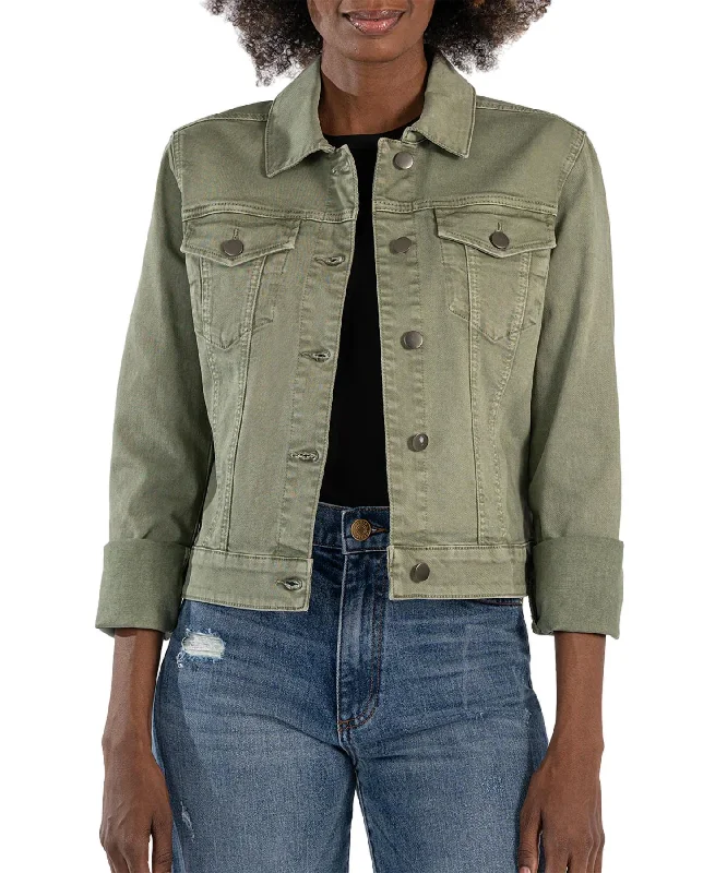 Julia Denim Trucker Jacket In Celery Faux Fur Jacket Real Fur Jacket Shearling Jacket Julia Denim Trucker Jacket In Celery Faux Fur Jacket Real Fur Jacket Shearling Jacket