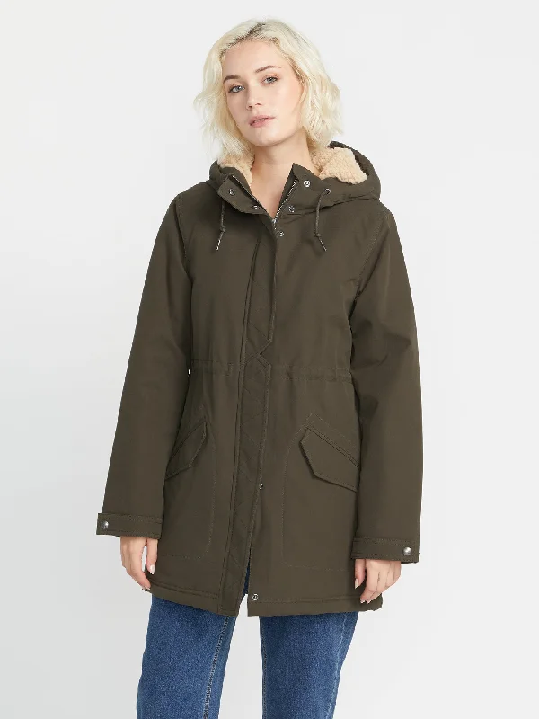 Less Is More 5K Parka Jacket - Wren Wool Jacket Cashmere Jacket Tweed Jacket