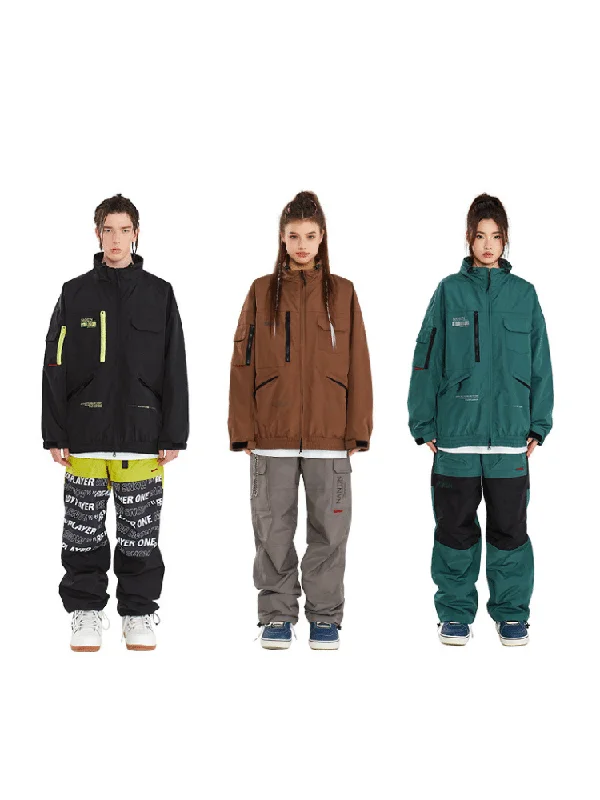 NANDN Outerwear Grace Jacket - Unisex Tailored Jacket Straight Jacket A-Line Jacket