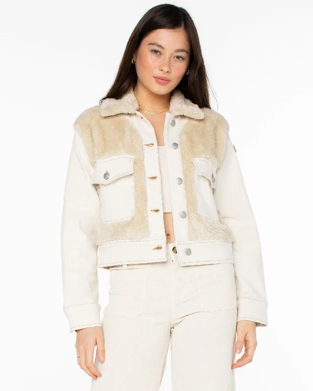 No Wokkas Jacket - Natural Fleece Jacket Down Jacket Parka