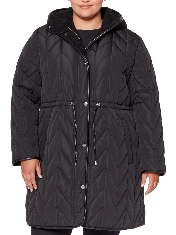 Plus Womens Faux Fur Lined Hooded Puffer Jacket Herringbone Jacket Houndstooth Jacket Plaid Jacket Plus Womens Faux Fur Lined Hooded Puffer Jacket Herringbone Jacket Houndstooth Jacket Plaid Jacket