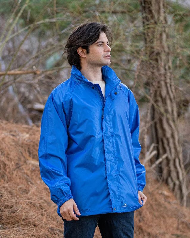STOWaway Jacket in Royal Print Jacket Jacquard Jacket Embroidered Jacket