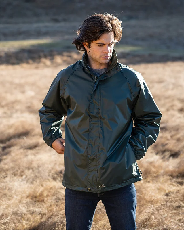 STOWaway Jacket in Forest Green Hoodie Zip-Up Jacket Button-Up Jacket
