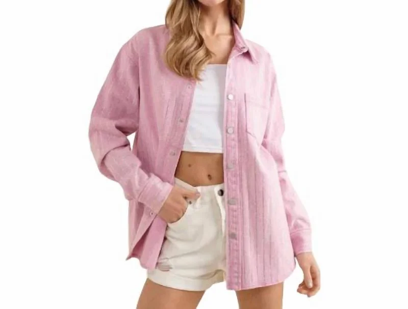 Stripe Rhinestone Denim Jacket In Pink Plaid Jacket Tartan Jacket Houndstooth Jacket Stripe Rhinestone Denim Jacket In Pink Plaid Jacket Tartan Jacket Houndstooth Jacket