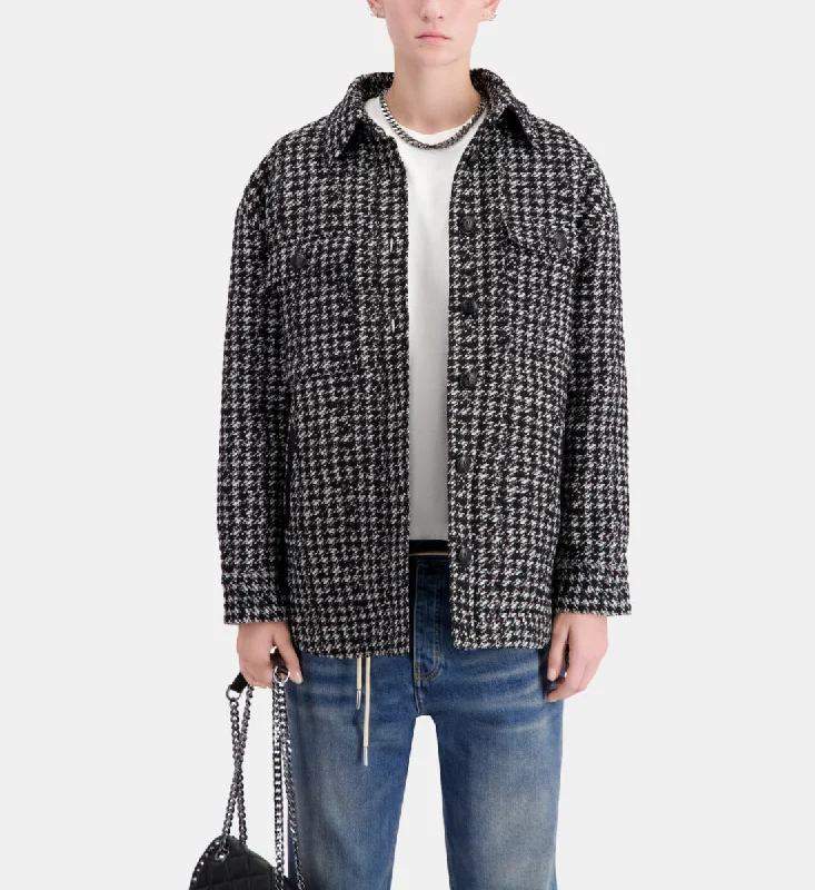 Tweed Overshirt Jacket Cotton Jacket Linen Jacket Terry Jacket