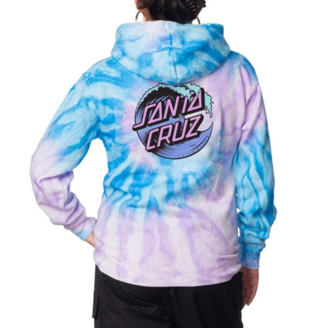 Wave Dot Hoodie Hoodie with Typography Text Message