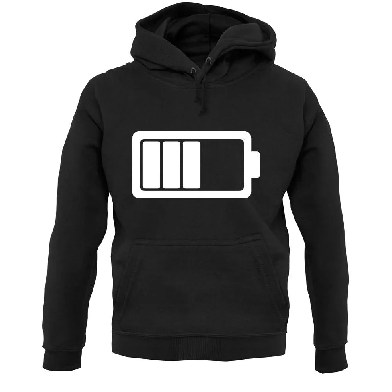 Battery Symbol Unisex Hoodie Hoodie Crop Top Short Trendy