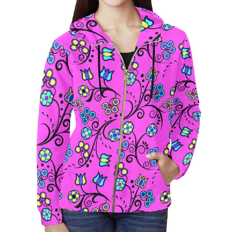 Blue Trio Bubblegum Full Zip Hoodie for Women Hoodie with Set-In Sleeves Structured Classic Blue Trio Bubblegum Full Zip Hoodie for Women Hoodie with Set-In Sleeves Structured Classic