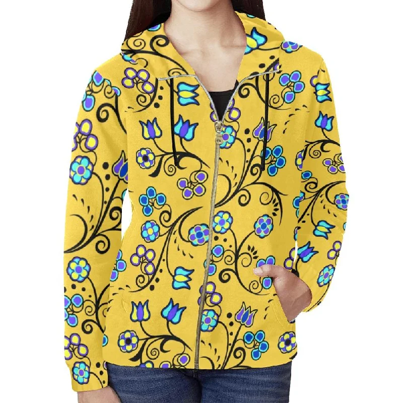 Blue Trio Tuscan Full Zip Hoodie for Women Hoodie with Illustration Artistic Creative Blue Trio Tuscan Full Zip Hoodie for Women Hoodie with Illustration Artistic Creative