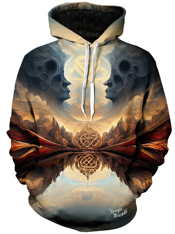 Exclusive Romance Unisex Hoodie Hoodie with Hem Applique Textured Unique