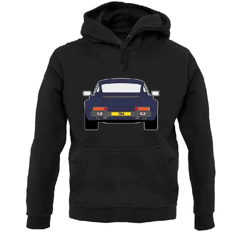 911 964 Dark Blue Unisex Hoodie Hoodie with Snap Buttons Easy Quick