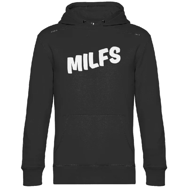 Premium Hoodie "MILFS" Hoodie with Elastic Waist Stretchable Comfortable