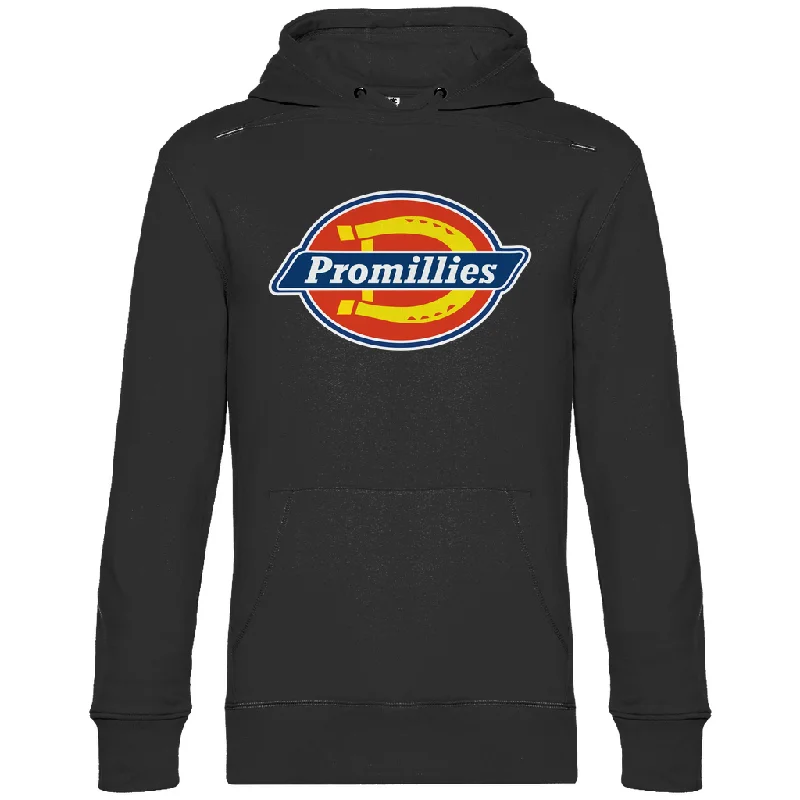 Premium Hoodie "Promillies" Hoodie with Full-Zip Functional Layering