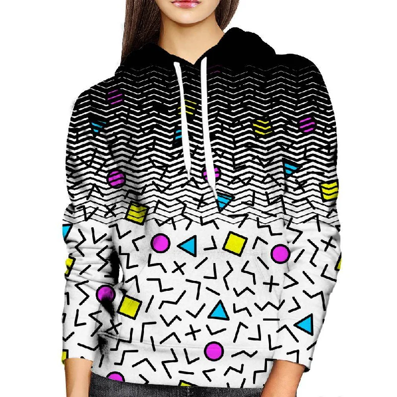 Shapes Womens Hoodie Hoodie with Thumb Holes Functional Cozy