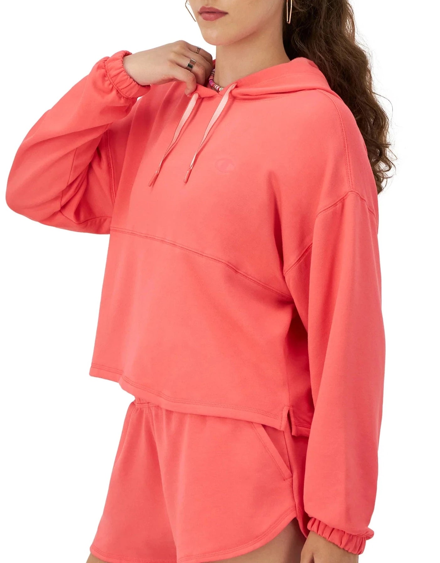 Soft Touch C Logo Hoodie Hoodie with Embroidery Detailed Premium