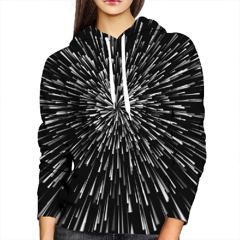 Speed Of Light Womens Hoodie Hoodie with Side Slits Relaxed Casual