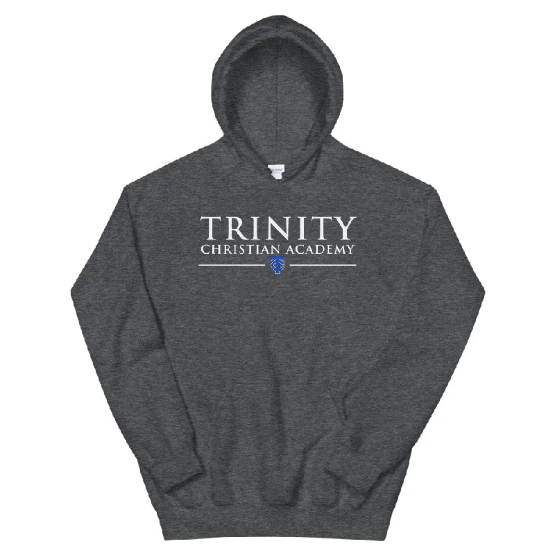 Trinity Christian Academy Unisex Hoodie Hoodie with High Neck Warm Protective