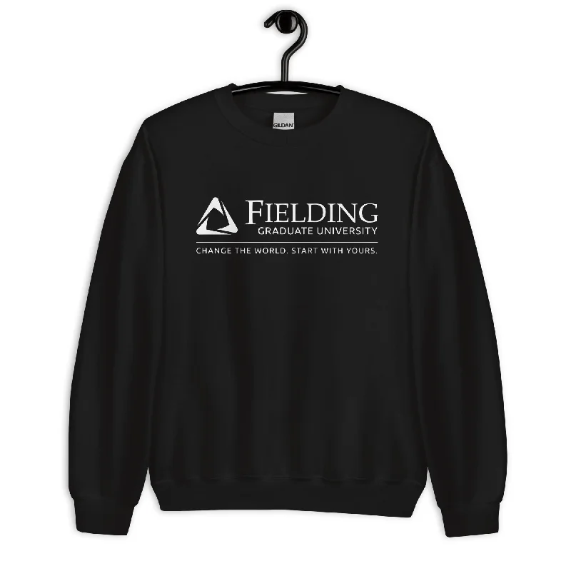 Unisex Eco-friendly Sweatshirt | Fielding Logo Hoodie with Slit Hem Functional Movement Unisex Eco-friendly Sweatshirt | Fielding Logo Hoodie with Slit Hem Functional Movement