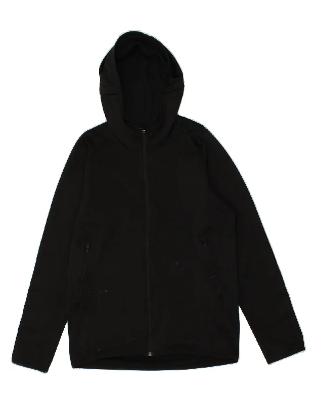 ADIDAS Mens Aeroready Zip Hoodie Sweater Medium Black Polyester Tailored Straight A-Line ADIDAS Mens Aeroready Zip Hoodie Sweater Medium Black Polyester Tailored Straight A-Line
