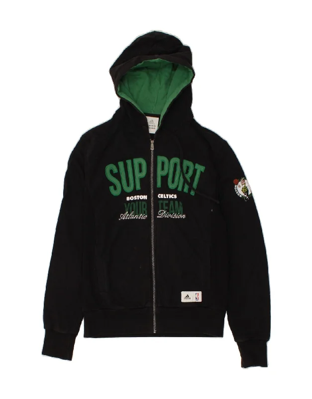 ADIDAS Mens Boston Celtics Graphic Zip Hoodie Sweater Small Black Cotton Cotton Fabric Linen Fabric Terry Fabric ADIDAS Mens Boston Celtics Graphic Zip Hoodie Sweater Small Black Cotton Cotton Fabric Linen Fabric Terry Fabric