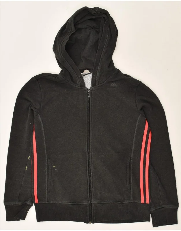 ADIDAS Womens Climalite Zip Hoodie Sweater UK 12/14 Medium Grey Cotton Handmade Hand-knitted Hand-woven ADIDAS Womens Climalite Zip Hoodie Sweater UK 12/14 Medium Grey Cotton Handmade Hand-knitted Hand-woven