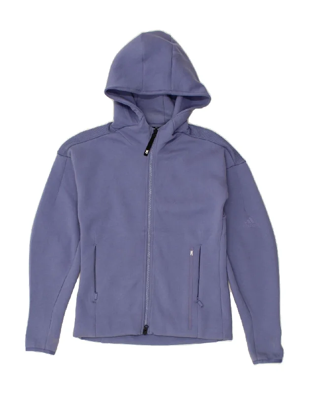 ADIDAS Womens Zip Hoodie Sweater UK 10 Small Purple Cotton Wool Sweater Cotton Sweater Cashmere Sweater ADIDAS Womens Zip Hoodie Sweater UK 10 Small Purple Cotton Wool Sweater Cotton Sweater Cashmere Sweater