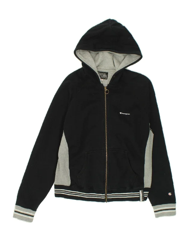 CHAMPION Womens Heritage Classics Zip Hoodie Sweater UK 18 XL Black Machine Wash Dry Clean Hand Wash CHAMPION Womens Heritage Classics Zip Hoodie Sweater UK 18 XL Black Machine Wash Dry Clean Hand Wash