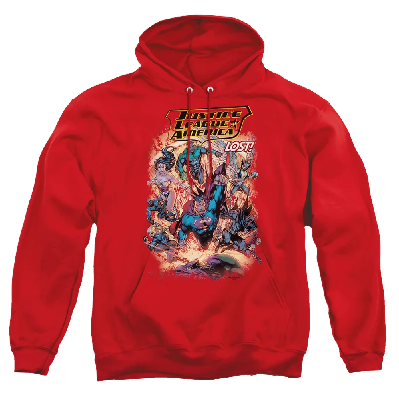 Justice League Lost Pullover Hoodie Cold Shoulder Design