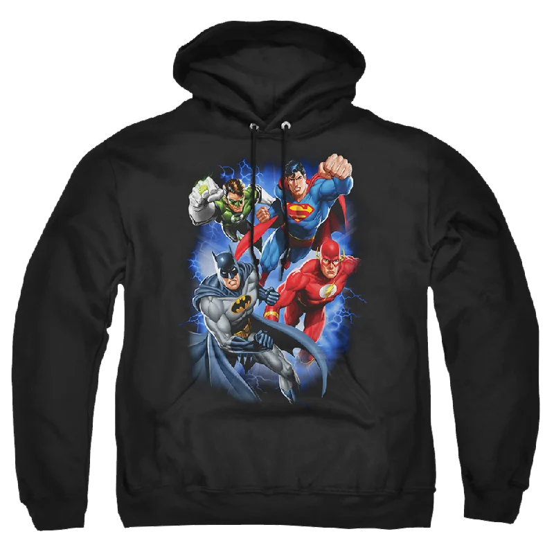 Justice League Storm Makers Pullover Hoodie Long Sleeve Pullover