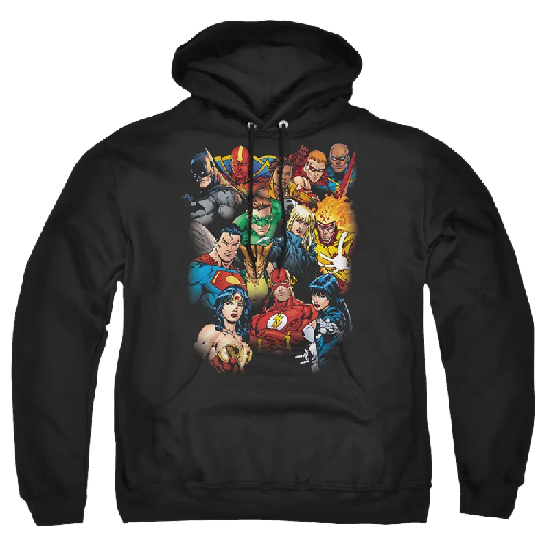Justice League The League's All Here Pullover Hoodie Fine Merino Wool