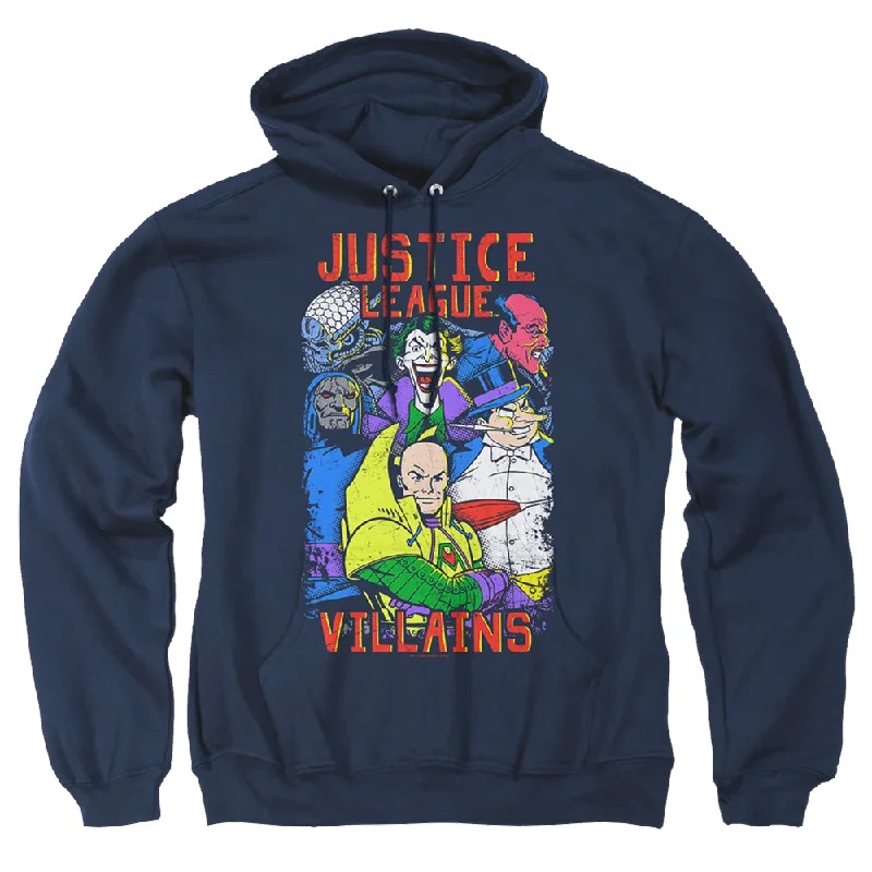 Justice League Villains Pullover Hoodie Scalloped Neck Pullover