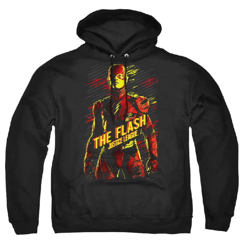 Justice League The Flash Pullover Hoodie Cowl Neck Pullover