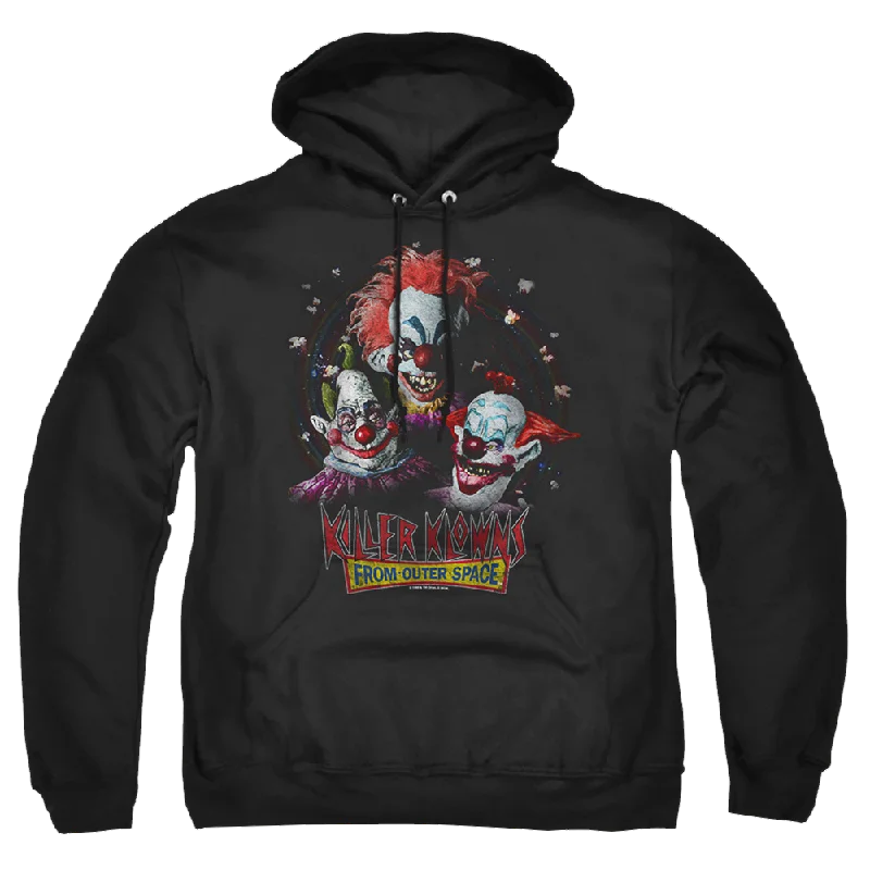 Killer Klowns From Outer Space Killer Klowns Pullover Hoodie Asymmetrical Neck Pullover