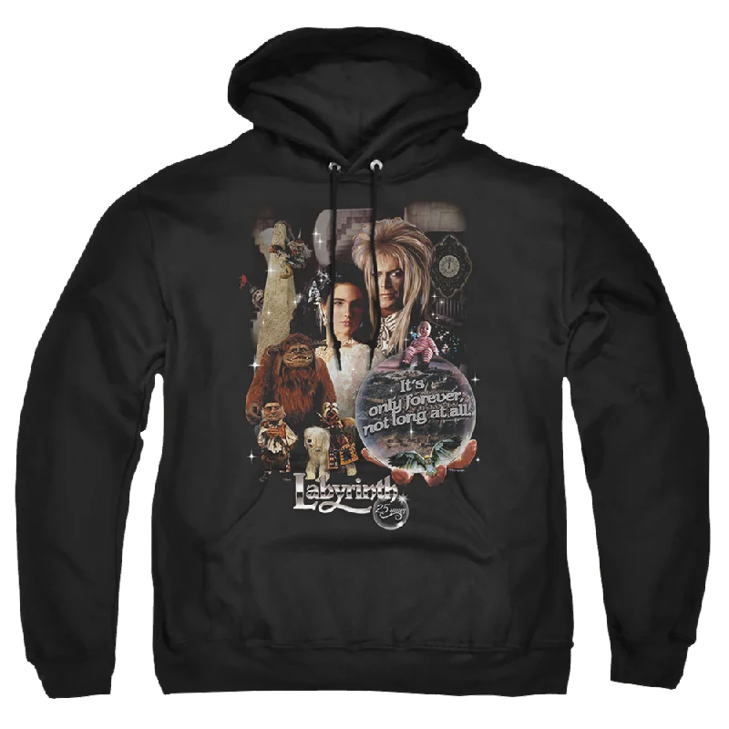 Labyrinth 25 Years Of Magic Pullover Hoodie Tight Sleeve Top