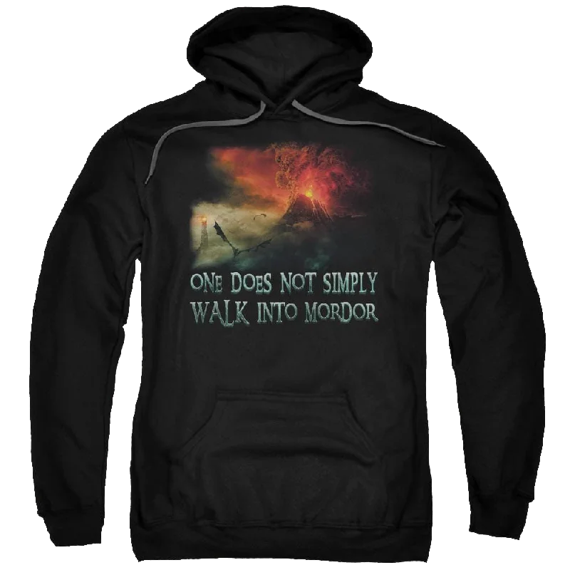 Lord of the Rings Walk In Mordor Pullover Hoodie Boat Neck Sweater