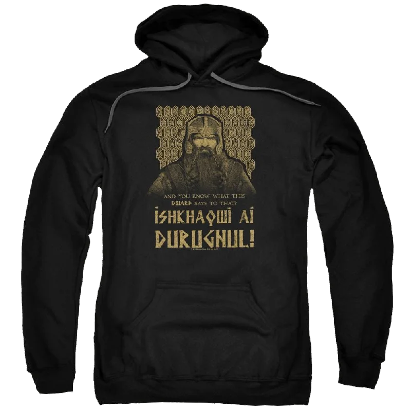 Lord of the Rings Ishkhaqwi Durugnul Pullover Hoodie Bell Sleeve Stylish