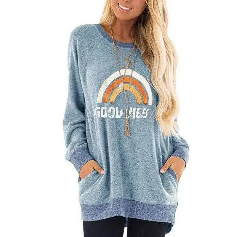 Pocket Sweater European And American Long Sleeves Boxy Sweater Fitted Sweater A-Line Pocket Sweater European And American Long Sleeves Boxy Sweater Fitted Sweater A-Line