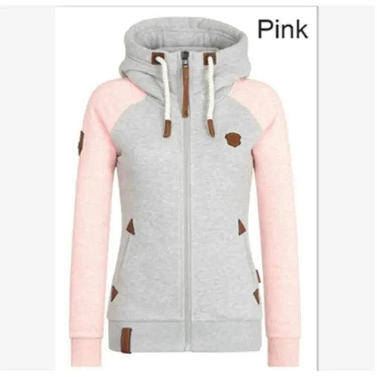 Women's New Personality Leather Brand Contrast Sweater Sweater Knitwear Pullover